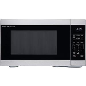 SHARP Countertop Microwave Oven with Removable 12.4" Carousel Turntable, 1000 Watt, 1.1 Cubic Feet, Stainless Steel