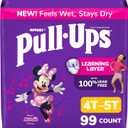 Pull-Ups Girls' Potty Training Pants, Size 4T-5T Training Underwear (38-50 lbs), 99 Count (3 Packs of 33)