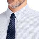 Izod Men's Dress Shirt Regular Fit Long Sleeve Wrinkle Free Stretch Button Down Collar, 16"-16.5" Neck 32"-33" Sleeve