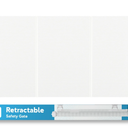 Baby Proof Me Retractable Safety Gate 34"x71" for Stairs & Doorways – Mesh Barrier for Pets & Home Use Indoor/Outdoor White