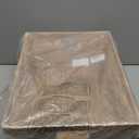 Jumbo Wicker Basket, Rectangular Wicker Baskets for Storage, Water Hyacinth Extra Large Storage Baskets, Shelf Basket with Built-in Handles-1 Pack (Natural)