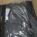 Coverado Car Seat Covers Full Set, Seat Covers for Cars, Black Car Seat Protector Waterproof, Nappa Leather Car Seat Cushion, Car Seat Covers Front Seats and Back Fit for Most Cars