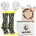 CORNER RUNNER 4PCS Volleyball Gifts for Women – Inspirational Gift for Volleyball Players Teams and Enthusiasts, Birthday and Christmas Gifts for Girls Her