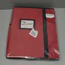 Sattiyrch Christmas Figurine Storage Box & Nutcracker Storage Container, 600D Canvas,Keeps 8 Holiday Figurines,15 Inches,Adjustable Area & Pockets for Decorations