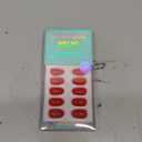 BTArtbox Press On Nails Short - Red Press on Nails, Short Oval Fake Nails with Nail Glue, Natural Reusable Glue On Nails in 16 Sizes Soft Gel Nail Kit, Mulled Wine