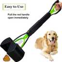 ienjoyed 28" Large Pooper Scooper for Dogs, Heavy Duty Poop Scooper for Large Medium & Small Dog, Pet Dog Pooper Scooper for Grass & Gravel Pick Up