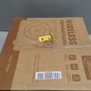 Record Player with Speakers Vintage Belt-Driven Turntable Bluetooth 3 Speed 3 Size Wireless Playback AUX-in RCA Out Headphone LP Vinyl Players Auto Stop Fashion White