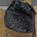 YudouTechNo Filler Bean Bag Chair Cover Without Filler,Big Round Soft Fluffy PV Velvet Washable Bean Bag Lazy Sofa Bed Cover for Adults,Living Room Bedroom Furniture Outside,5ft Dark Grey