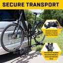 Saris Freedom Hitch Rack Lightweight Platform Bike Carrier for Car, SUV & Truck No Frame Contact, Anti-Wobble, E-Bike Compatible 2 or 4 Bike