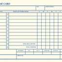 Rediform Employee Time Card, Weekly, Green Eye-Ease Paper, 4.25" x 7", 100 Cards Per Pad (4K409)