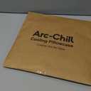 LUXEAR Cooling Pillow Cases, 2 Pack Stretch Arc-Chill Q-max 0.55 Cool Pillowcases Fit Standard & Queen Size Pillows, Breathable Silky Summer Pillow Cover for Hair Skin Hot Sleeper Night Sweat - Blue