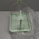 Hanging Bird Bath Box with Anti-Slip Base, Shower Bathing Pool for Parrots, Cockatiels, Lovebirds, Detachable Design