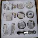 Frameless Bathtub Shower Door 56"-60" W X 59" H,Glass Shower Doors for Tub,Sliding Bathroom Tub Glass Door with Explosion-Proof Film,5/16" (8mm) Clear Tempered Glass,Stainless Steel Frame,Sturdy,Gold