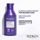 Redken Blondage Color Depositing Purple Conditioner For Blonde Hair - Tones & Moisturizes Brassy Hair