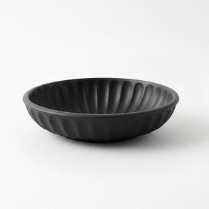 Songtec Concrete Decorative Bowl, 10" Large Decorative Bowls for Home Decor Entry Cabinet (Black)