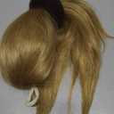 SEIKEA Cheer Ponytail Hair Piece, 100% Super Protein Fiber Straight Cheerleader Hairpiece Lightweight Silky Smooth Fluffy 18" Ponytail Extension for Cheerleader Competition, Dance Blonde
