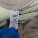 Thermal Thick Fleece Lined Leggings -High Waisted Warm Winter Yoga Pants for Women Running Workout Leggings, Beige, Large