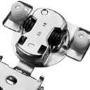 Ravinte 10 Pack 5 Pairs 3/4 inch Overlay Soft Close Hinges for Kitchen Cabinet Hinges Satin Nickel Hidden Hinges Stainless Steel Concealed Hinge self Closing