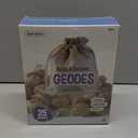 Dan&Darci Break Your Own Geodes - Hollow White Moroccan 1" - 2.5" Large, Medium, Small Geode for Kids - Science Kits for Kid Ages 8-12, 8-10, 12-14 Age - Discovery Toys Gifts