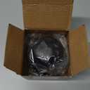 Onewly Cast Iron Scrubber and Scraper, Chain Mail Scrubber Cast Iron for Cleaning Dishes, Stock Pots, Pans, Griddles, Grills, Dish Scouring Pads (Black Coarse Mesh)