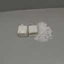 Paper Hang Tags with String,Pack of 200,3.1''1.6'',White