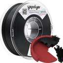 YXPOLYER Breakaway Support Filament 1kg 1.75mm Black with Heat-Resistant Reusable AMS-Compatible Spool, Solvent-Free Support Material for Nylon, PA-CF, PPS, PC-CF, and More Engineering-Grade Filament