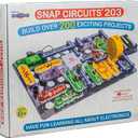 Snap Circuits 203 Electronics Exploration Kit | Over 200 STEM Projects | Full Color Project Manual | 42 Snap Modules | Unlimited Fun