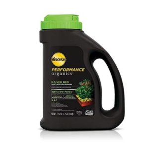 Miracle-Gro Performance Organics Raised Bed Plant Nutrition Granules - Plant Food with Natural & Organic Ingredients, for Vegetables, Fruits, Herbs and Flowers in Raised Beds, 2.5 lbs. (Pack of 1)