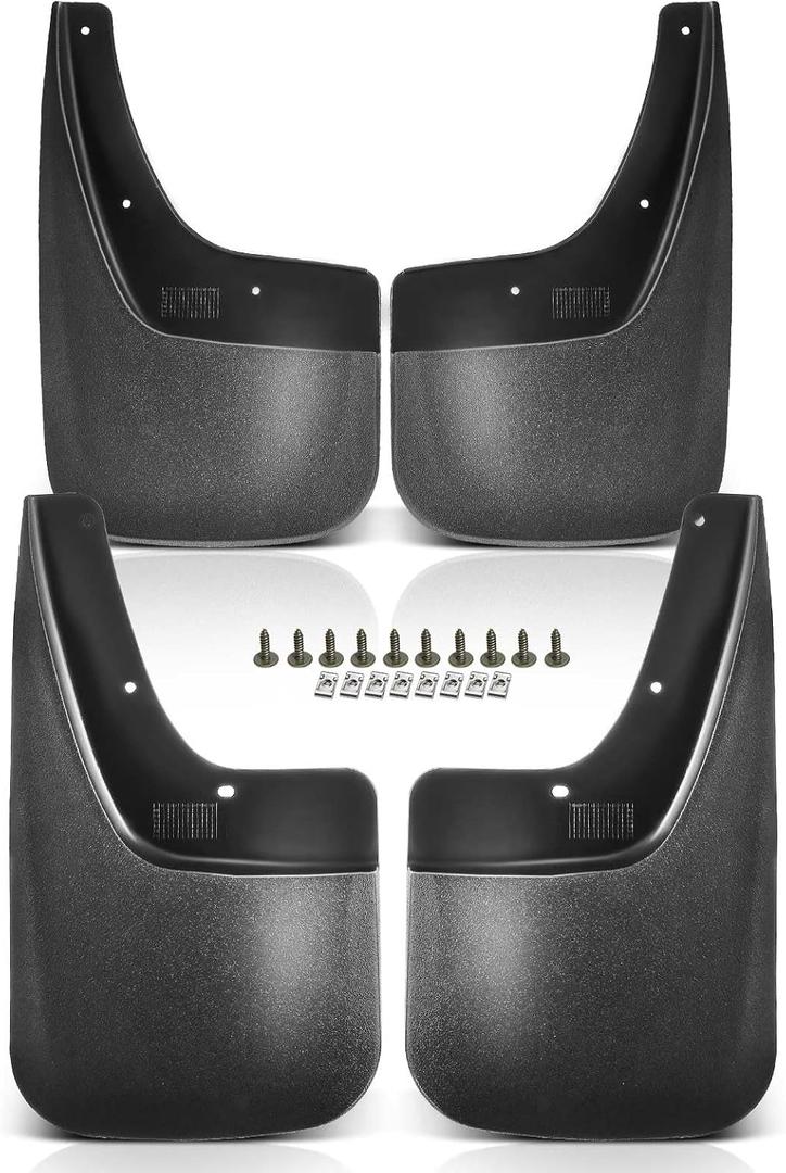 A-Premium Mud Flaps Compatible with GMC Sierra 1500, Sierra 2500 HD 3500 HD