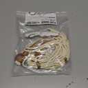 Macrame Plant Hanger Polyester Rope 42 Inch Outdoor Indoor Adjustable Hanging Planter for up to 10 Inch Plant Pot Modern Boho Home Decor (1, Ivory/Burnt Orange)