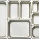 Winco Full Size 6" Deep Stainless Steel Steam Pan/Hotel Pan, Anti-Jam