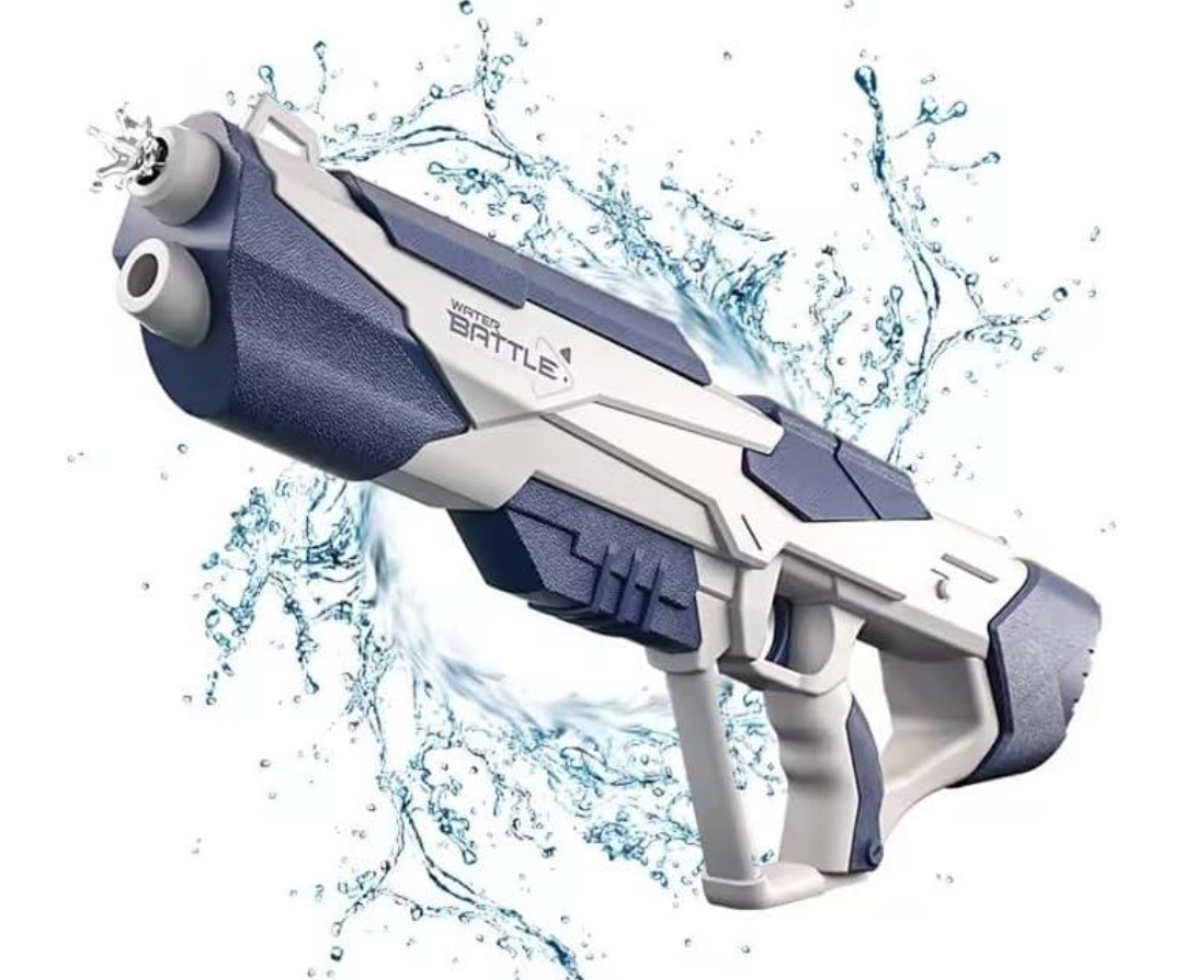 Water Blaster Gun for Outdoor Fun, Standard Pistol Grip Design, Blue and Pink (Blue), Large, CY005/CY006