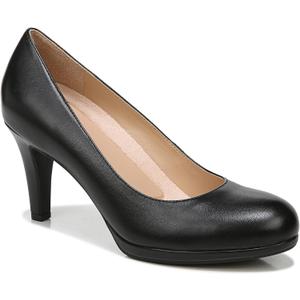 Naturalizer Womens Michelle Classic High Heel Pump (6, Black Leather)