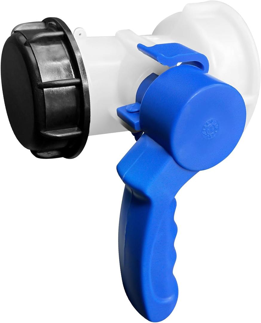 Tote Tank Adapter DN50, 75mm 1000L IBC Butterfly Valve Switch, Drain Adapter for IBC Water Container, Garden Irrigation Valve Fittings
