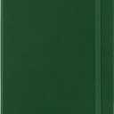 Moleskine Notebook, Large, Plain, Myrtle Green, Hard (5 x 8.25)