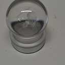 Movdyka 3D Crystal Ball Jellyfish Decor Figurine Marine Biology Gifts for Women Men Night Light, Laser Engraved Jellyfish Ornament Glass Snow Globe Room Art Decor Crafts