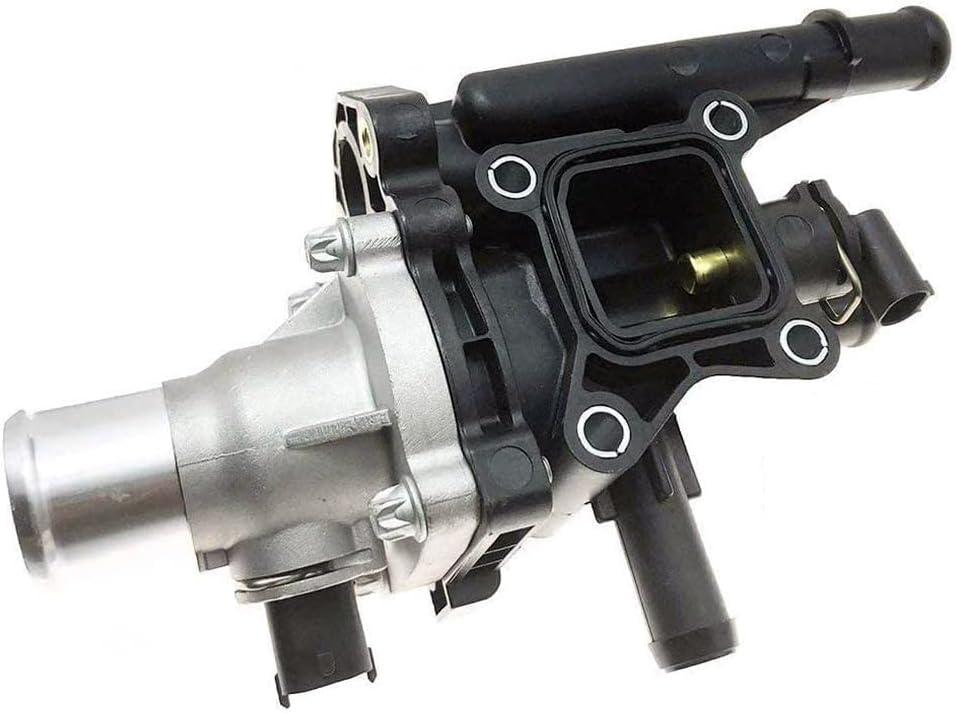 Engine Coolant Thermostat Housing with Sensor Gasket for 2011-2016 Chevrolet Cruze 2012-2017 Chevrolet Sonic 2013-2017 Chevrolet Trax Replaces 25192228