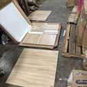 Expandable Dining Table for 6-10, Modern Farmhouse Wooden Kitchen Table, Long Large Expandable Conference Table