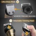 Ufree Beard Trimmer for Men with Hair Clipper, Professional Hair Clippers for Men and Hair Trimmers, Cordless Electric Razor Mens Grooming Kit for Nose, Face, Ear, Body, Gifts for Men Husband Father