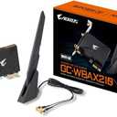 GIGABYTE WiFi 6E GCWBAX210 (2x2 802.11ax/ TriBand WiFi/Bluetooth 5.2/ PCIe Expansion Card)