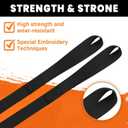 Self Retracting Ratchet Straps 1" x 10' (2-Pack) - Black Heavy Duty Tie Down Straps with Auto Retract, 1540lb Break Strength for Truck, Motorcycle, ATV, Cargo Trailer