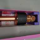 BONAOK Karaoke Microphone for Kids & Adults - Bluetooth Microphones Singing Mic with Disco Lights, Echo Effect, Built-in Speaker Portable Karaoke Player for Party Travel Gifts Q78(Rose Gold)