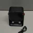 Wireless Induction Speaker 5-in-1 Bluetooth Speaker with Phone Stand,Stereo Sound, 3500mAh Rechargeable, 8 RGB Ambient Light, 360 Adjustable Holder for iPhone/Android/iPad,Gifts for Men Women (Black)