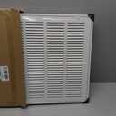 16x16 Return Air Filter Grille for 16"W x 16"H Duct Opening,Wall Return Air Vent Cover Grille with Filter [Included 1PK 1"Thick],Steel HVAC Vent Cover Filter Grill Outer Dimension: 18 5/8"W X 18 5/8"H