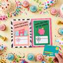 Motiskyy Birthday Gift Card Book 7 x 5 Inch Happy Birthday Booklet Organizer Greeting Card Album Keeper Personalized Gift for Birth Party Supplies(Novel)