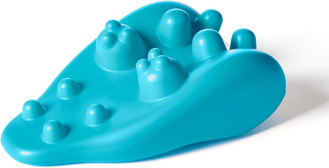 Kanjo Acupressure Neck Pain Relief Cushion | Cervical Traction Device & Acupressure Cushion for Muscle Tension & Relaxation | Helps Relieve Neck & Shoulder Pain | Blue