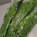 45in 2PCS Fake Ferns -Large Artificial Ferns for Outdoors,60 Branches Faux Boston Fern, UV Resistant & Realistic Weatherproof Fake Plants for Porch, Patio, Home Decor & Hanging Planters