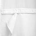 Barossa Design Fabric Snap-in Replacement Liner Extra Long 70" W x 66" H - Hotel Style Removable Liner with Magnets, Machine Washable & Water Repellent - White, 70x66