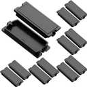 Kingdder 10 Pack Breaker Filler Plate, Circuit Breaker Panel Cover Knockout Filler Plate Box Cover Black