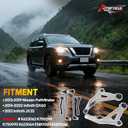 6Pcs Front Control Arm Kit for Nissan Pathfinder 2013-2019, for Infiniti QX60 2014-2019, for Infiniti JX35 2013, 2 Lower Control Arms/ 2 Sway Bar End Links/ 2 Outer Tie Rod Ends